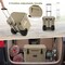 Costway 45 Quart Cooler Towable Ice Chest w/ All-Terrain Wheels Leak-Proof for Camping